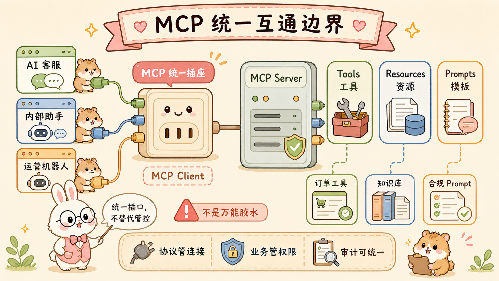 MCP 统一互通边界图