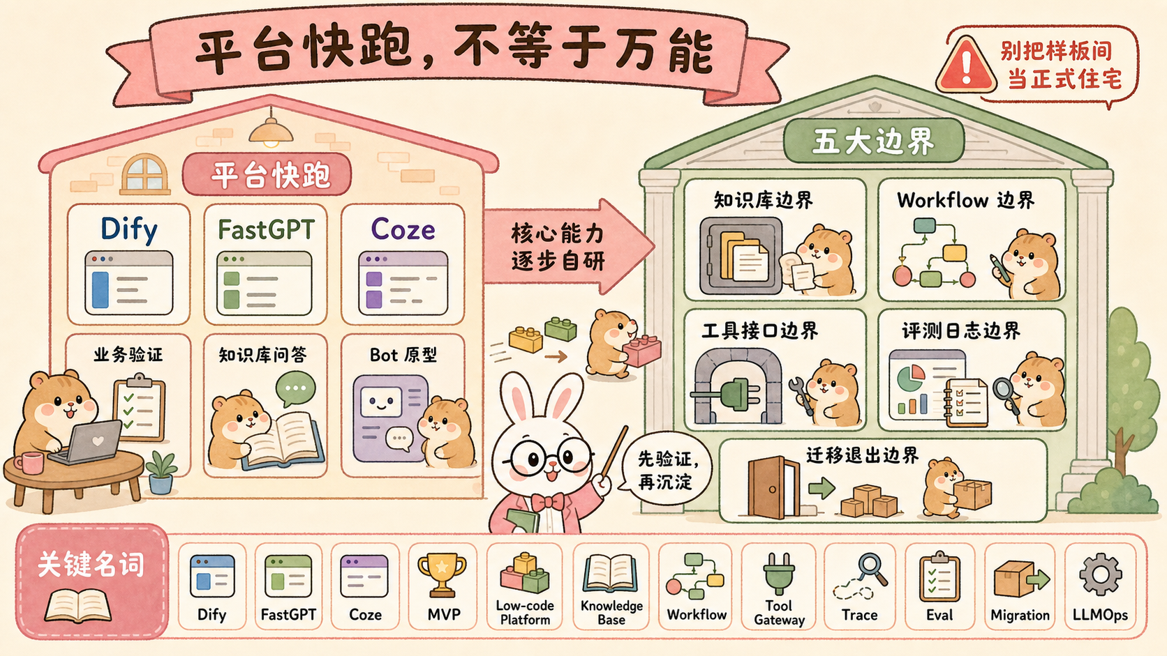 平台快跑与工程边界图